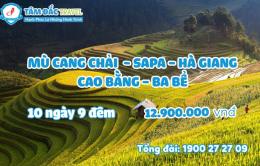 KHÁM PHÁ VÒNG CUNG ĐÔNG TÂY BẮC MÙ CANG CHẢI – SAPA – HÀ GIANG – CAO BẰNG – BA BỂ 