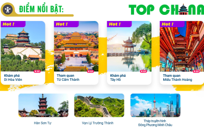 TOUR TRUNG QUỐC NO SHOP BAY VIETNAM AIRLINES: BẮC KINH - TÔ CHÂU - HÀNG CHÂU - Ô TRẤN - THƯỢNG HẢI (6 Ngày 6 Đêm)
