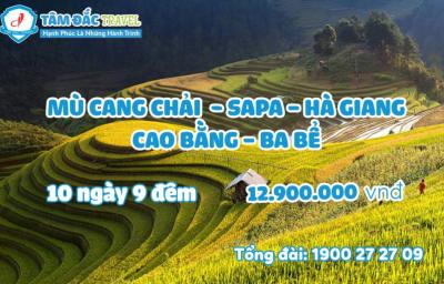 KHÁM PHÁ VÒNG CUNG ĐÔNG TÂY BẮC MÙ CANG CHẢI – SAPA – HÀ GIANG – CAO BẰNG – BA BỂ 
