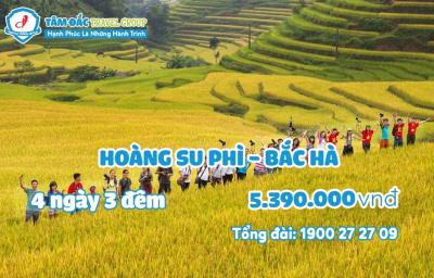 TOUR DU LỊCH HOÀNG SU PHÌ - BẮC HÀ 4 NGÀY 3 ĐÊM
