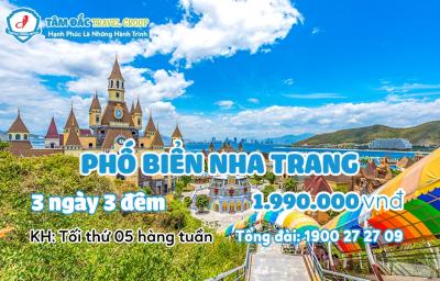 Tour du lịch Nha Trang 3 ngày 3 đêm chất lượng giá rẻ